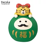 【DECOLE】concombre FUKU福MONO 開運富士山  達摩LOVE貓（綠）
