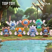 TOPTOY 迪士尼史迪奇野性動物搪膠毛絨盲盒 _全套6款