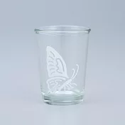 環境永續-台灣瀕危動物玻璃杯 /珠光鳳蝶