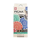 【SAKURA】筆格邁代針筆套組 (6入) 曼陀羅