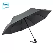 【德國boy】抗UV三折防風防潑水自動開收傘_ 卡司特灰