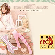 日本 SUNFAMILY 發熱保暖著壓美腿發熱襪 粉紅色