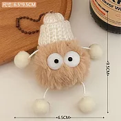 【JP生活館 】可愛掛件擺飾 鑰匙圈鑰匙扣  * 棕毛球