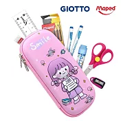 【KidsLife】小學生防水筆盒文具組(兩款可選)- 百分女孩