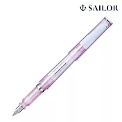 【日本寫樂SAILOR】TUZU Adjust 可調整鋼筆 晶透系列/ 晶透粉/ F 細字