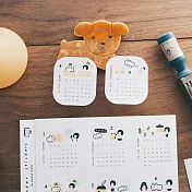 【右手超人】2026年 月曆貼紙