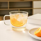 好玻GOODGLAS｜錐形單層把手玻璃杯-清透