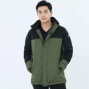 【遊遍天下】男女款極暖GlobeTex防水防風無車縫保暖顯瘦中長版羽絨外套 GJ23035/綠色 M 綠色