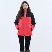 【遊遍天下】男女款極暖GlobeTex防水防風無車縫保暖顯瘦中長版羽絨外套 GJ23035/綠色 S 玫紅