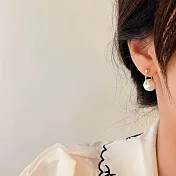 【HandStyle】耳環 輕奢氣質款時尚百搭小巧吊墜珍珠耳環_48025