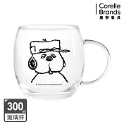 康寧PYREX SNOOPY 復刻黑白耐熱玻璃杯- 歐拉夫