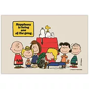 HALLMARK SNOOPY 75週年紀念款_明信片 _SNOOPY幸福的一份子~