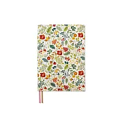 珠友 A5/25K可調式棉麻布書衣 01米底果實