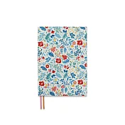 珠友 A5/25K花布可調式書衣 04淺底果實