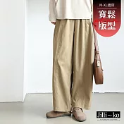 【Jilli~ko】寬鬆哈倫燈籠闊腿長褲 J12587 FREE 卡綠
