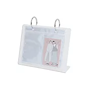 珠友 壓克力站立式雙格卡冊-68枚 01女孩