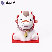 日本-藥師窯 招福干支系列 錦彩招福馬（福結）