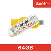 SANDISK® Snoopy™ Phone Drive 雙用隨身碟限量版 64GB (公司貨)