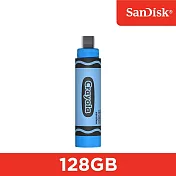 SanDisk? Crayola? USB-C?? 隨身碟 128GB (公司貨) 天空藍