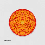 佳墨玻璃靜電貼-平安大吉