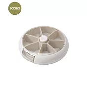 【日本3COINS】一鍵旋轉！ 人氣夯物一周份量藥品收納管理盒