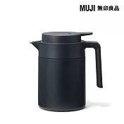 【MUJI 無印良品】方便清洗保溫保冷壺/黑/0.8L1入