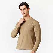 【ST.MALO】石墨烯溫感高彈流線男上衣-2522MT- M 深栗棕