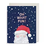 【 E.Frances 】Oh What Fun Santa 聖誕卡 #HO882