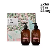 【茶籽堂】胭脂馬版畫禮盒｜水芙蓉髮沐雙入組(附禮袋/染後護色/改善暗沉肌)