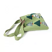 【HandStyle】購物袋 聖誕紛圍文青簡約提把托特購物袋(82045) _綠色九棵樹