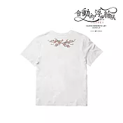 翡冷翠文創浮世繪刺繡藝術T恤｜《櫻花》 L  白