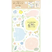 【日本Wa-Life】春限定｜留言貼紙4張入 ‧ 花朵