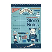 KOKUYO OB1TOY聯名可撕式8mm中央分隔線筆記本-  藍