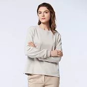 【ST.MALO】石墨烯比莉厚棉女上衣-2540WT- L 米杏色