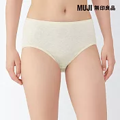 【MUJI 無印良品】女針織高腰內褲 S 象牙白