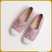 【花見小路】果果日 她的名字 女鞋 手工布鞋 寬楦 JP23  粉紫