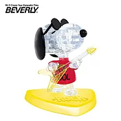 【日本正版授權】BEVERLY 史努比 JOE COOL 立體水晶拼圖 36片 3D拼圖/水晶拼圖 公仔/模型 Snoopy/PEANUTS