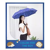 【德國boy】UPF50 輕量大傘面防風都市印象三折晴雨傘_多色 森林刺蝟