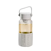 【上手家居】玻璃泡茶杯650ml(泡茶水壺/茶水分離杯/茶水分離/泡茶瓶) 白色