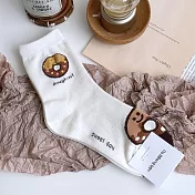 Kankoku韓國 甜品美食植絨襪   * 甜甜圈