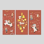 【 Hello Studio 你好工作室 】 馬上會幸福 Lucky Pony Year | 紅包袋六入組