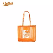 【統一獅】猛獅透明橘色網袋