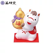 日本-藥師窯 招福干支系列 錦彩招福馬（葫蘆持）