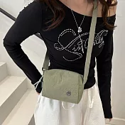 【HandStyle】側背包 休閒百搭輕量實用尼龍布迷你斜背包(15040) _綠色