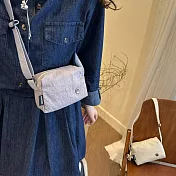 【HandStyle】側背包 休閒百搭輕量實用尼龍布迷你斜背包(15040) _紫色