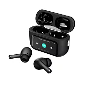 PHILIPS TAT2630 觸控螢幕藍牙耳機｜懶人專屬的智慧耳機， 1 秒切，一切更快！ 黑色霧面