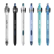 (3款1包)WRITECH WR-0201 玩轉時空艙按動鋼珠筆0.5 B