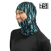 BlackStrap Hood Balaclava 印花多功能頭套/單一尺寸/多色選擇 F 條紋藍黑