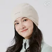 ADISI 雙層超細纖維抗風護耳保暖帽 AH25051｜保暖 輕抗風 彈性 快乾 護耳帽 F 杏仁白