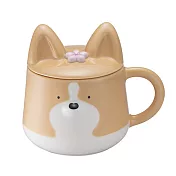 [星巴克]柯基賞櫻馬克杯